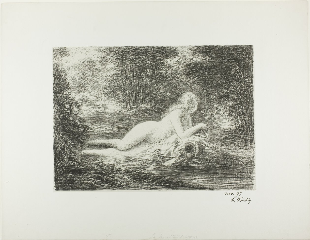 Foråret i skoven af Ignace Henri Jean Fantin Latour
