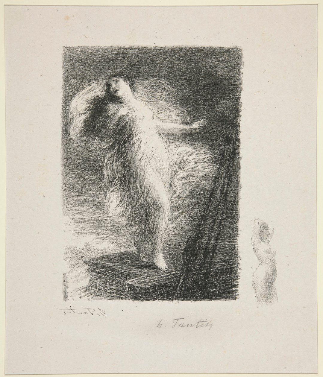 Den unge Tarentiner af Ignace Henri Jean Fantin Latour