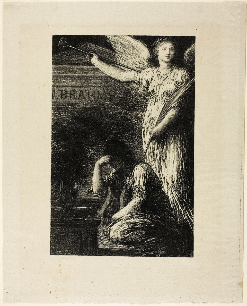 Til J. Brahms af Ignace Henri Jean Fantin Latour