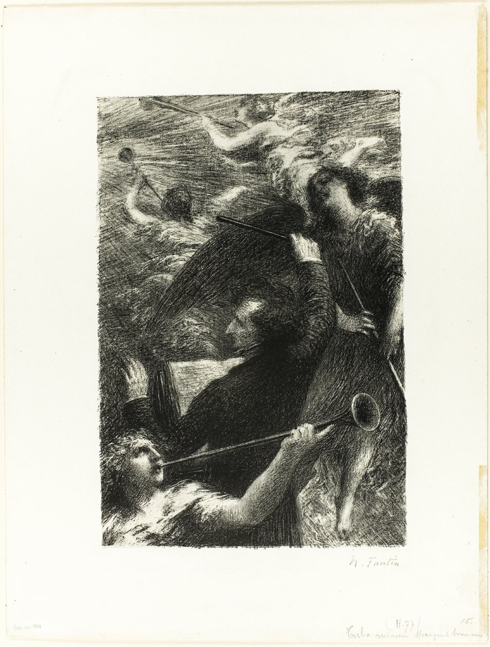 Trompetens skingre lyd af Ignace Henri Jean Fantin Latour