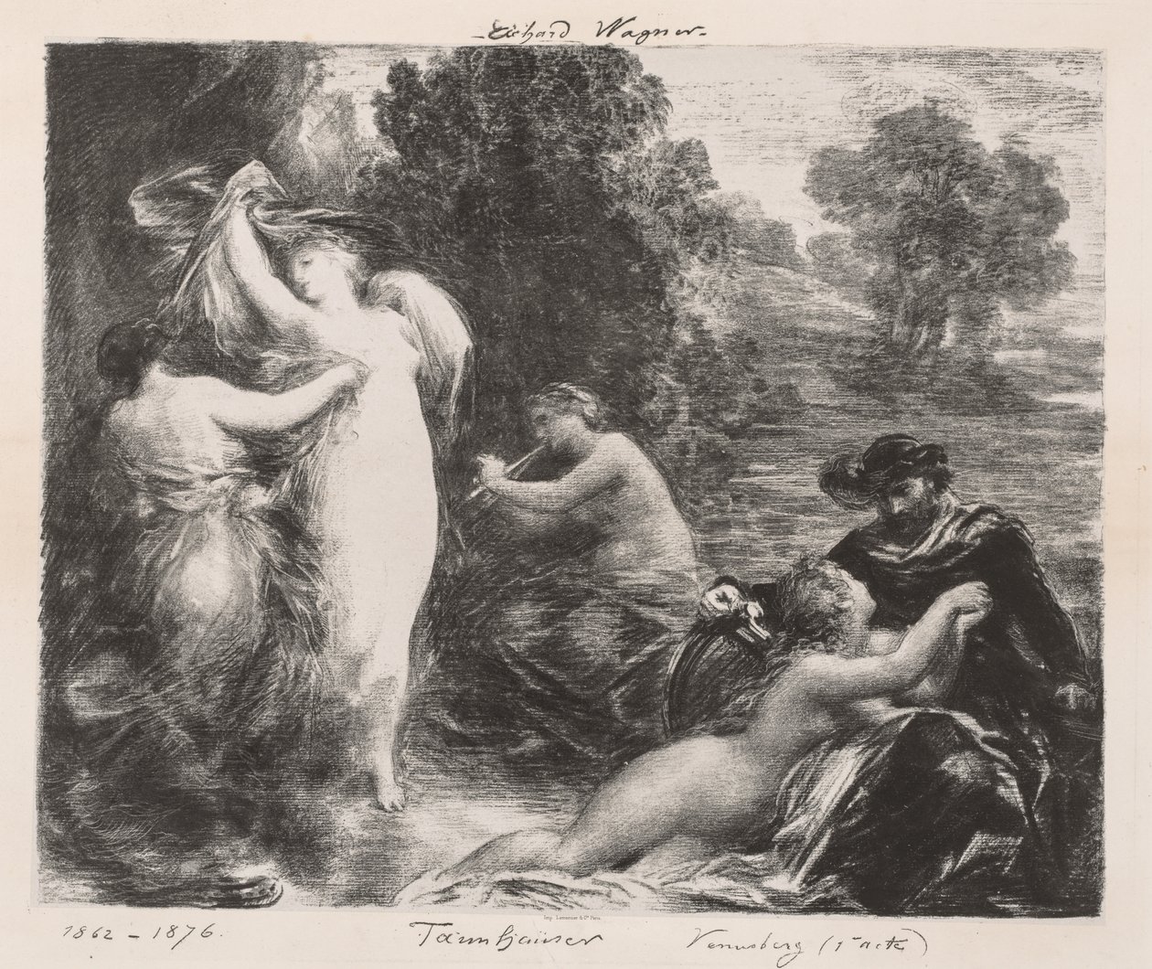 Venusberg af Ignace Henri Jean Fantin Latour