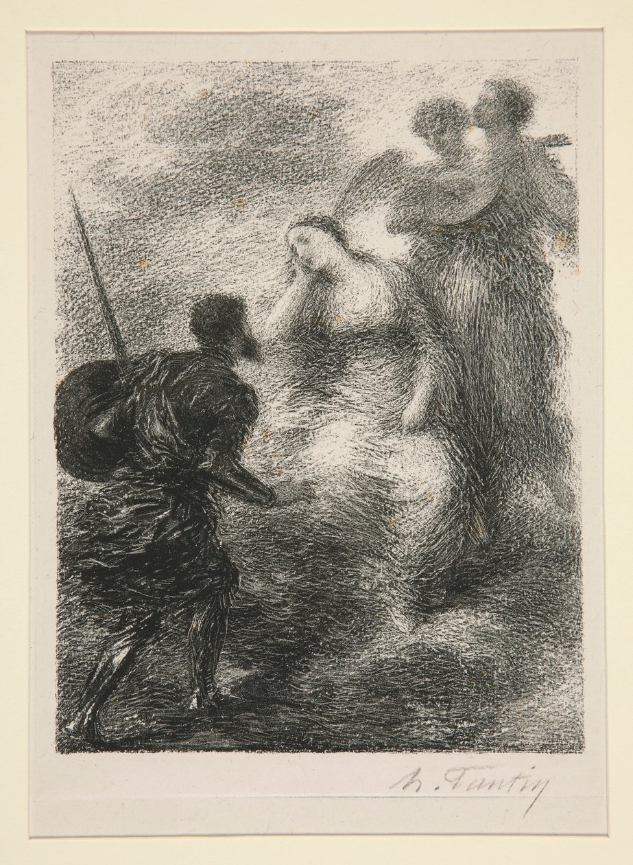 Visionen af Oberon af Ignace Henri Jean Fantin Latour