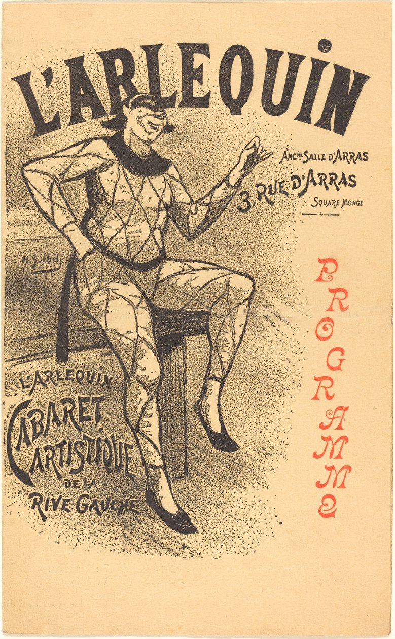 Harlekin af Henri Gabriel Ibels