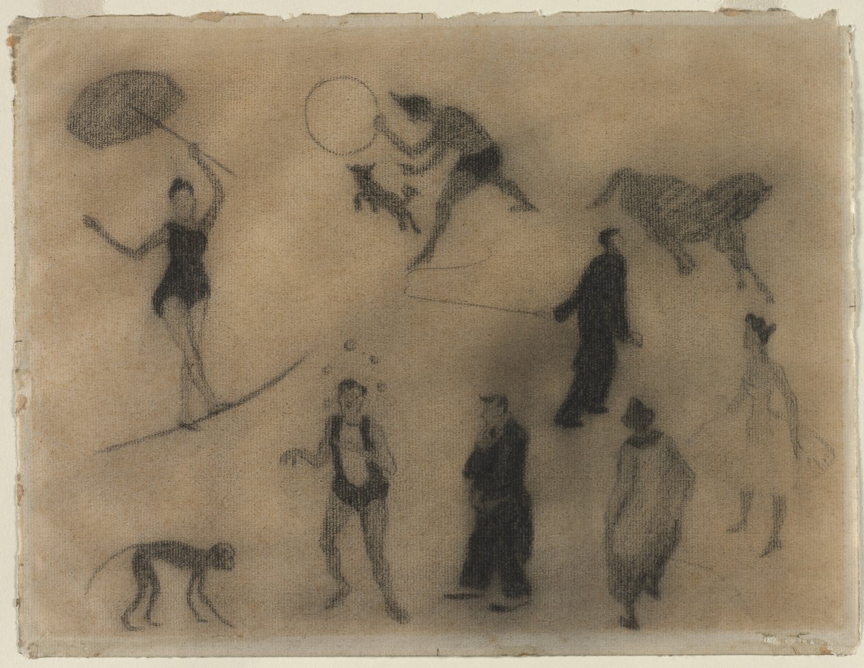 Cirkus, 1896. af Henri Gabriel Ibels