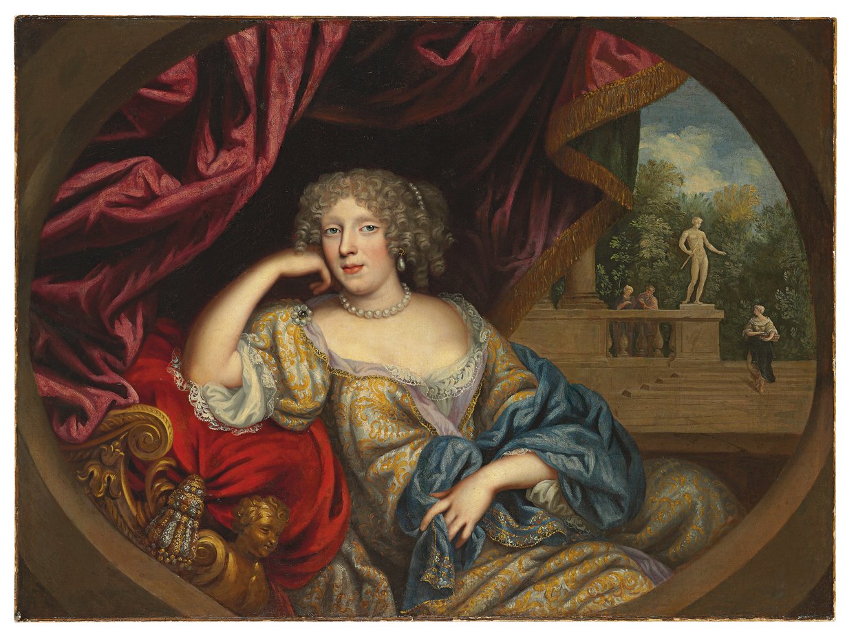 Portræt af en dame af Henri Gascard