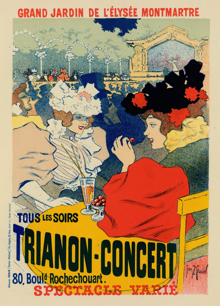 Trianonkoncert, 1894-1895. af Henri Georges Meunier