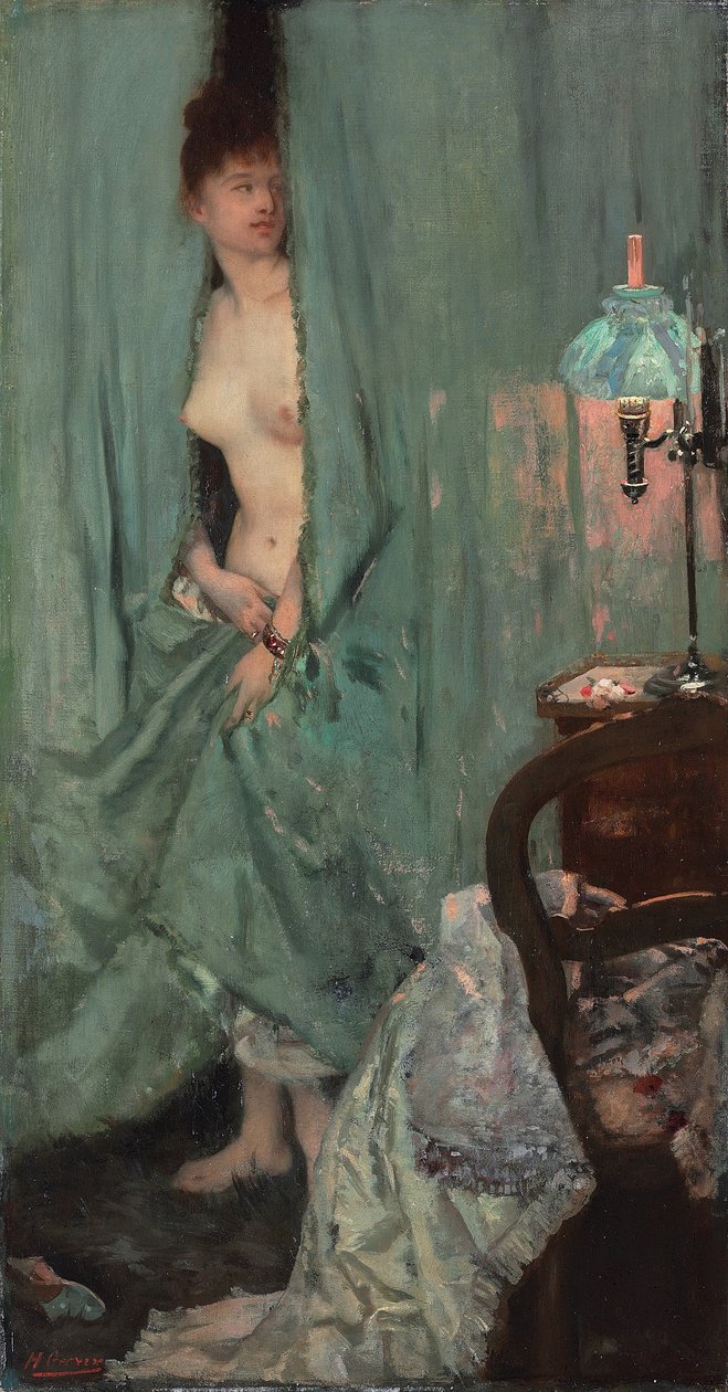 Uventet besøg; Visite imprevue, 1878 af Henri Gervex