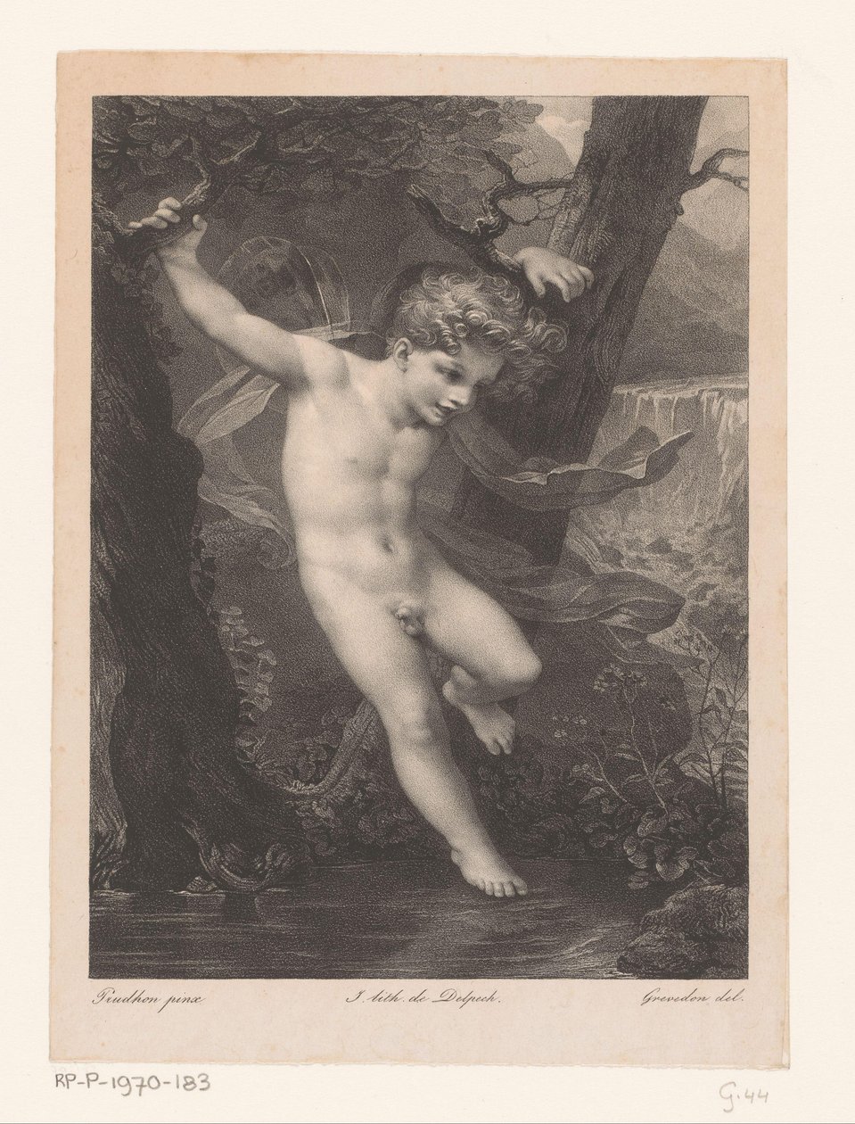 Zephyrus af Henri Grevedon