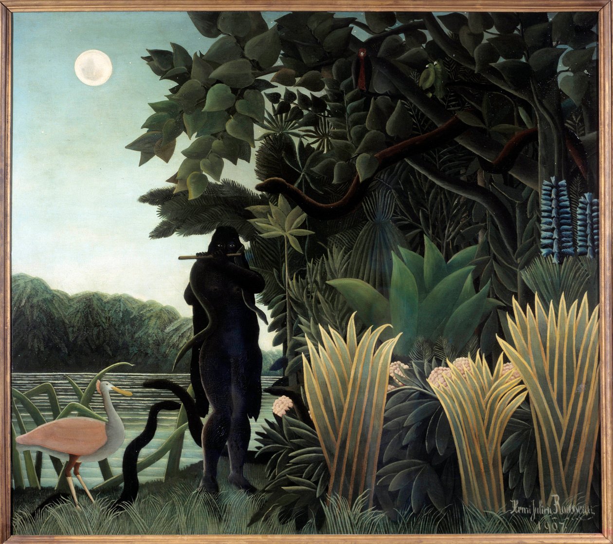 Slangetæmmeren af Henri J.F. (1844 1910) Rousseau