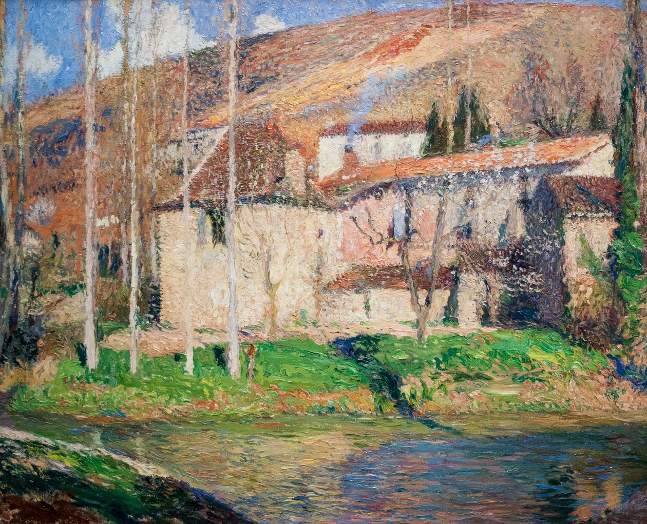 Udsigt over Labastide-du-Vert (Midi-Pyrénées) af Henri Jean Guillaume Martin