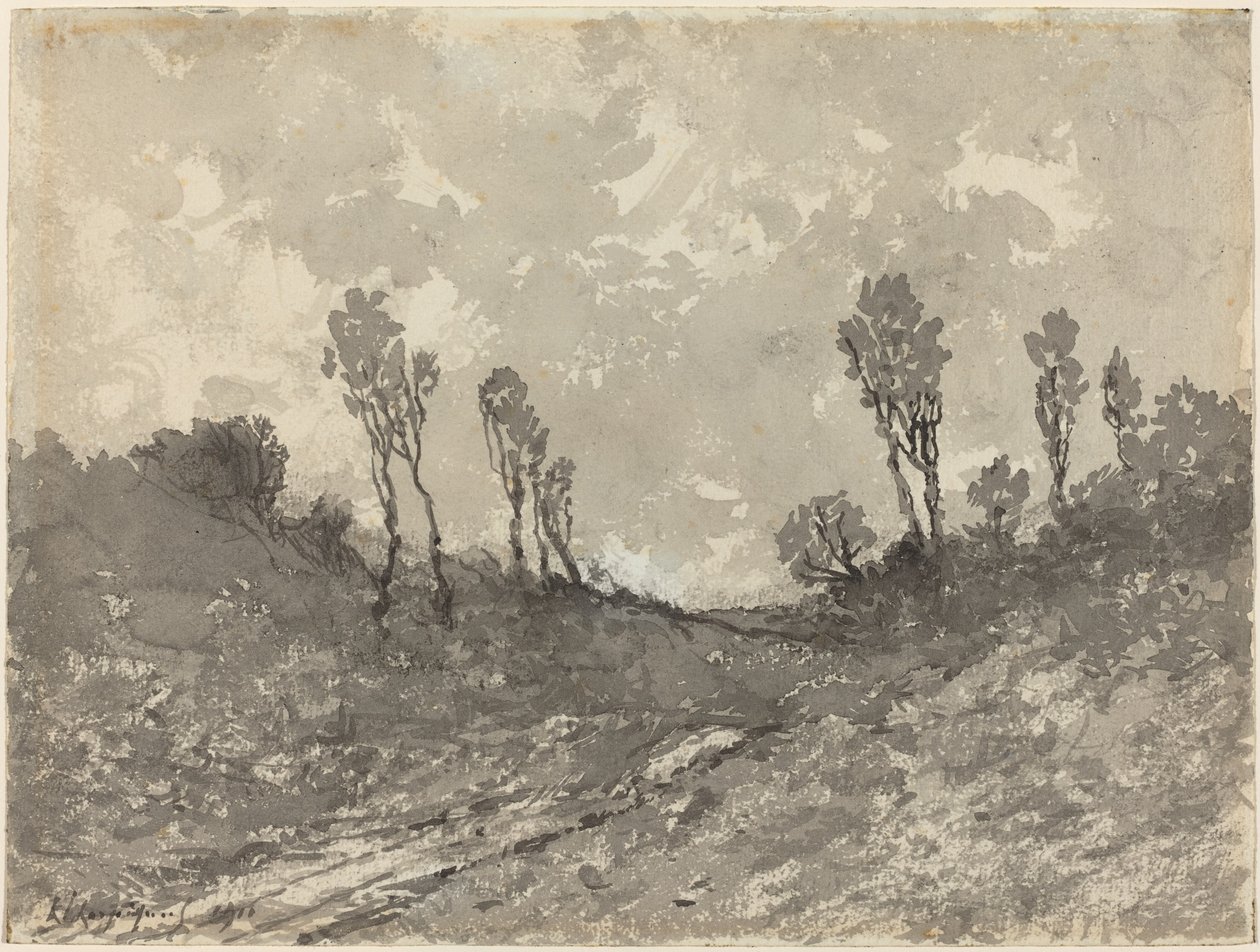 Vej ved Hérisson af Henri Joseph Harpignies
