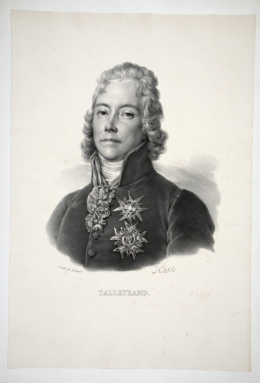 Talleyrand, pub. 1821 af Henri Joseph Hesse