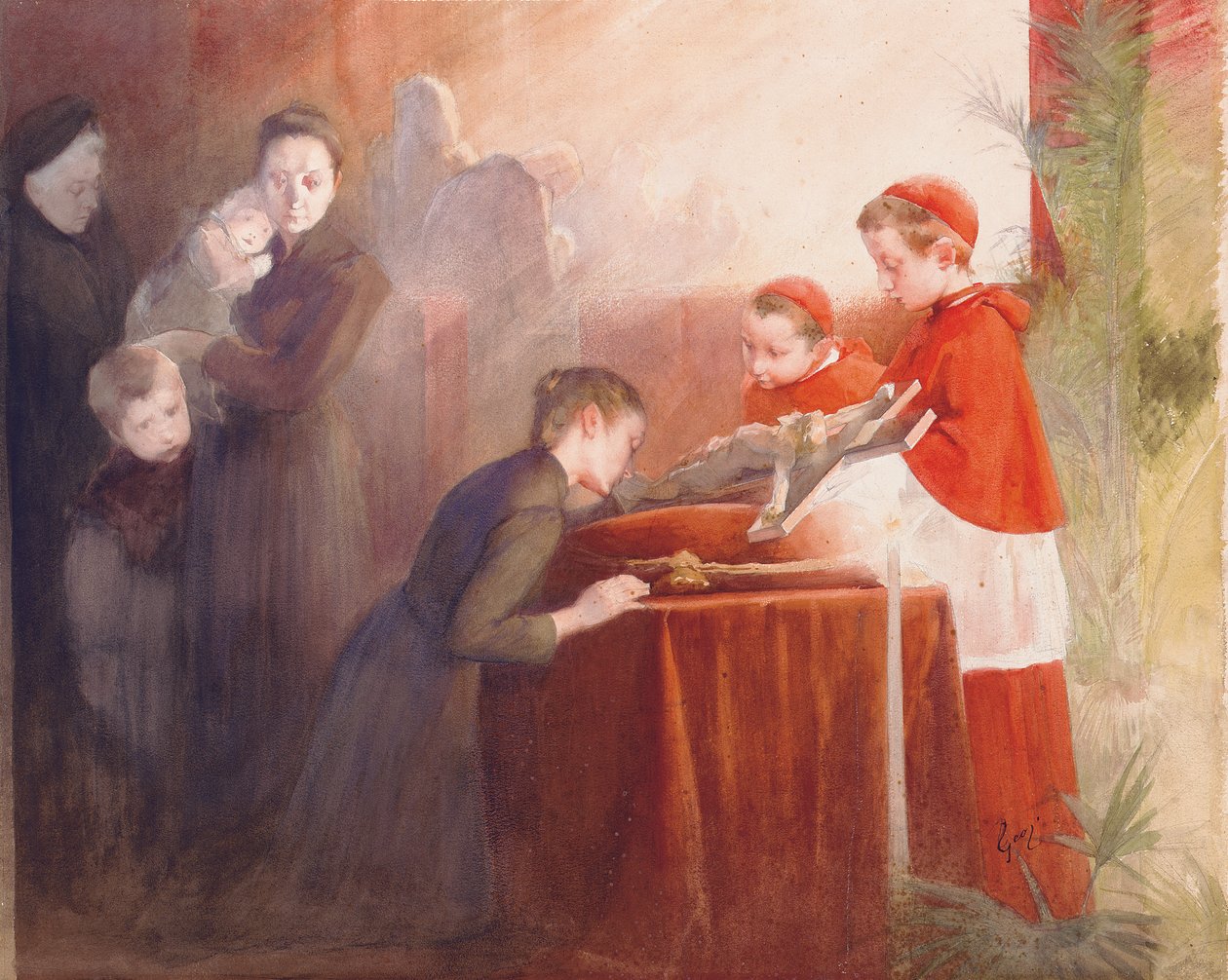 Konfirmationen af Henri Jules Jean Geoffroy
