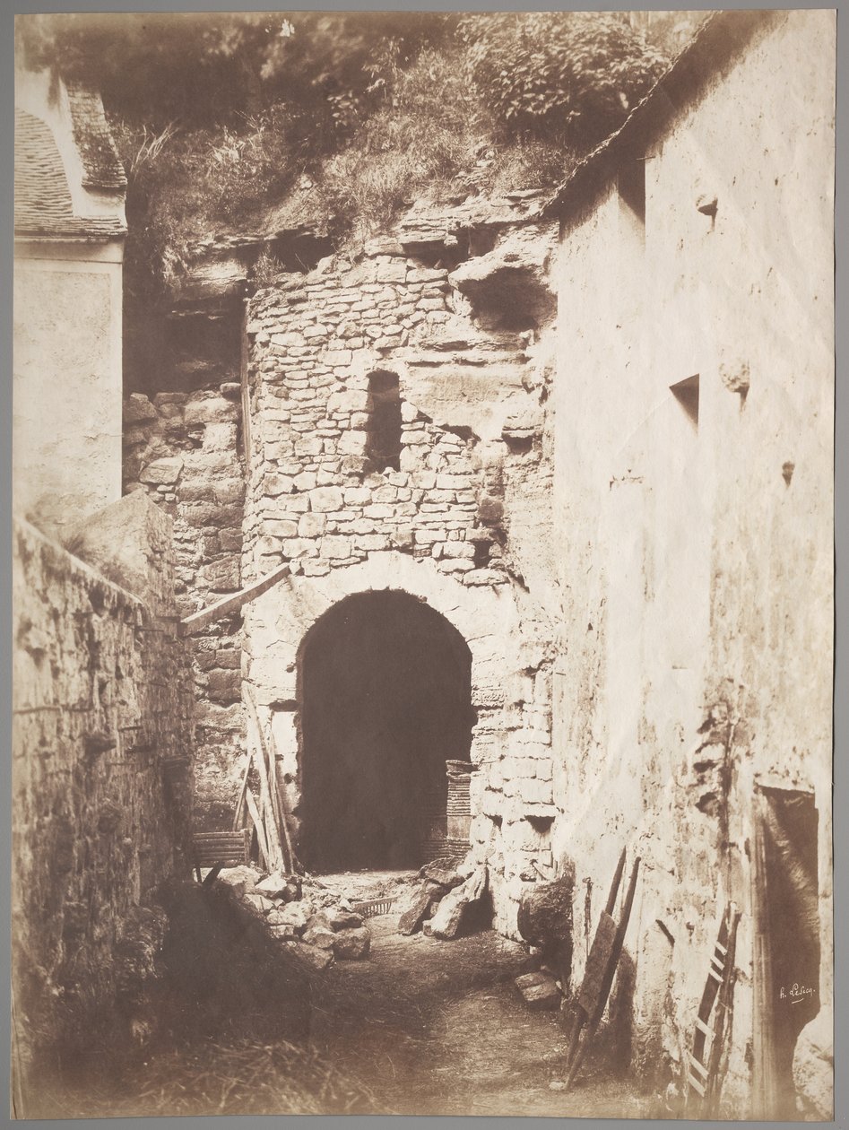 Bag Troglodytegården af Henri Le Secq