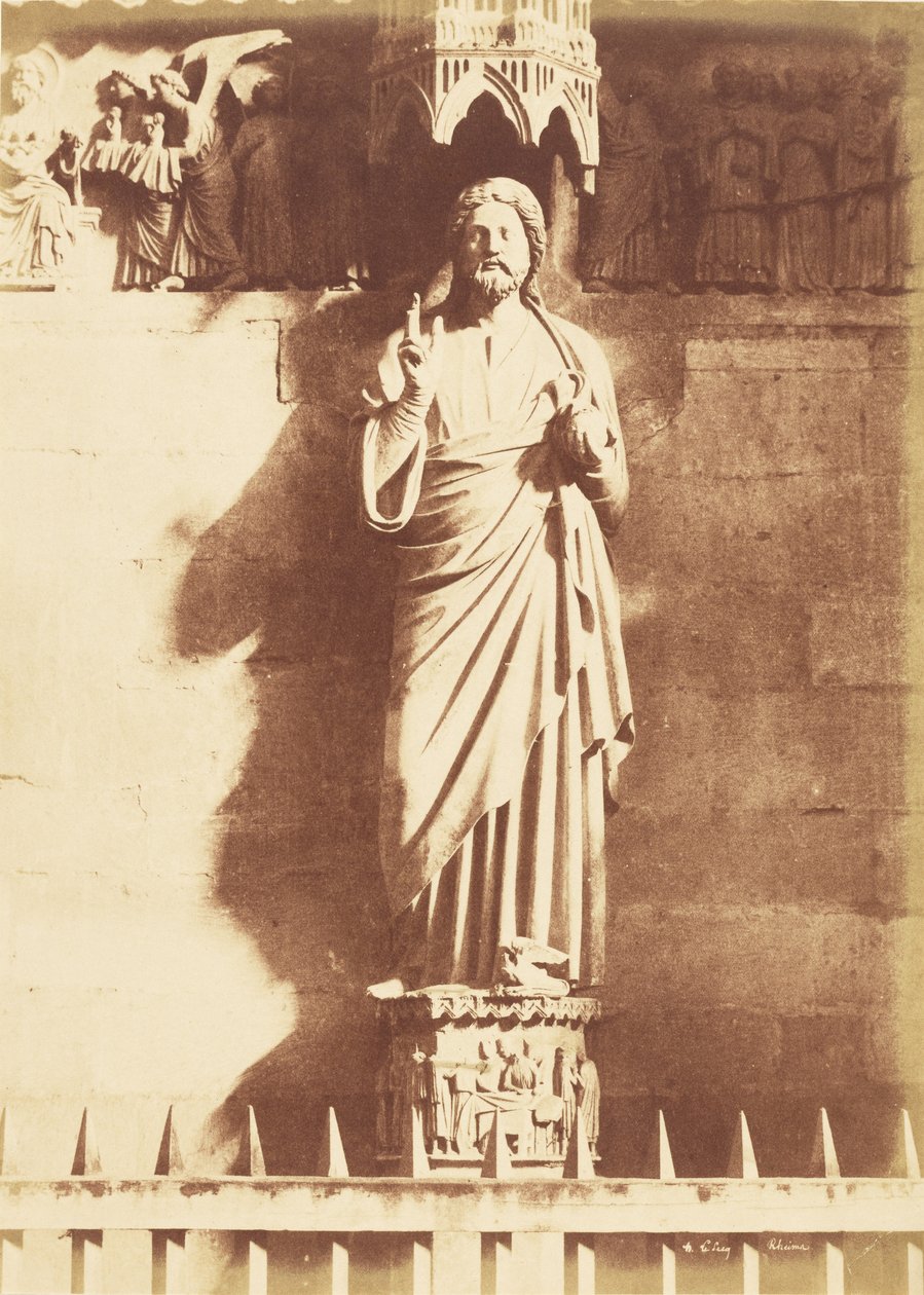 Statue af Kristus, Reims-katedralen af Henri Le Secq