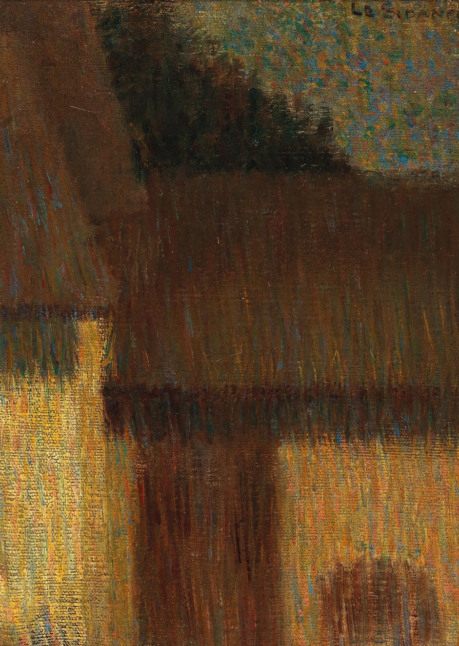 Husene. af Henri Le Sidaner