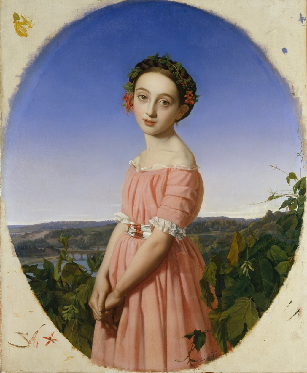 Faustine Leo 1832-1865, 1842. af Henri Lehmann