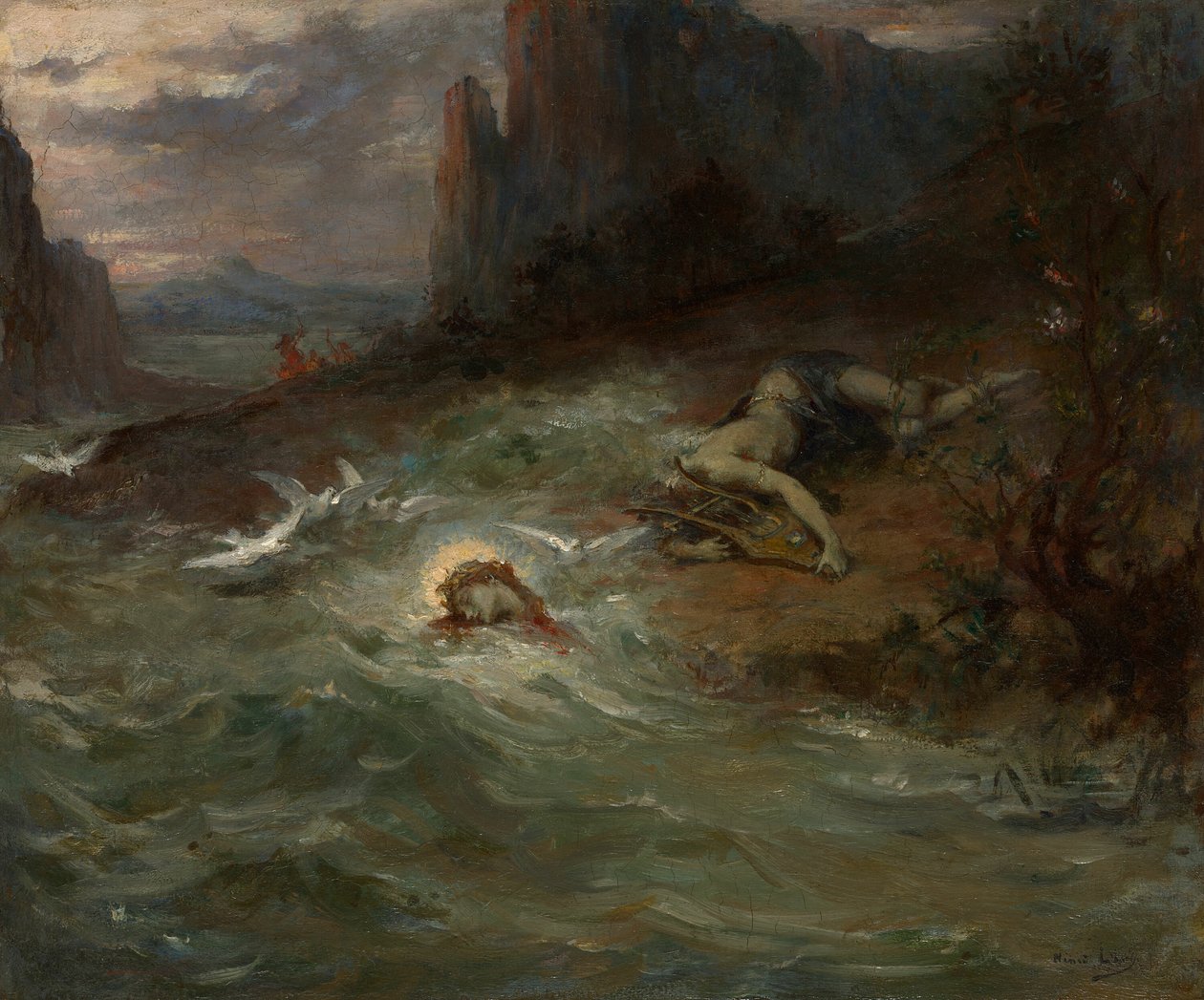Orfeus død af Henri Leopold Levy