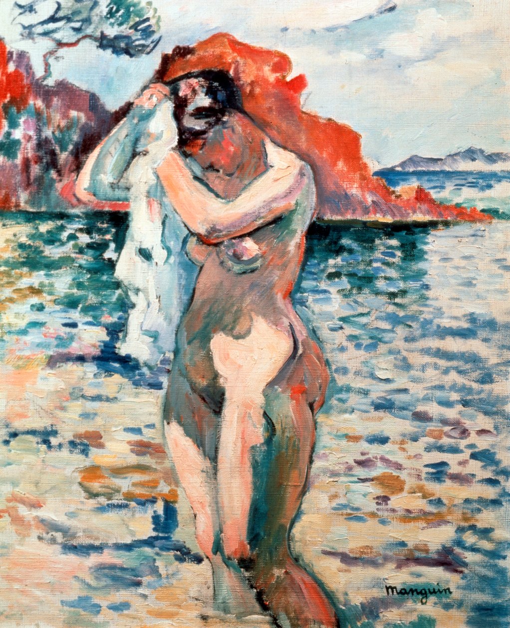 A Bather, 1906. dani af Henri Manguin
