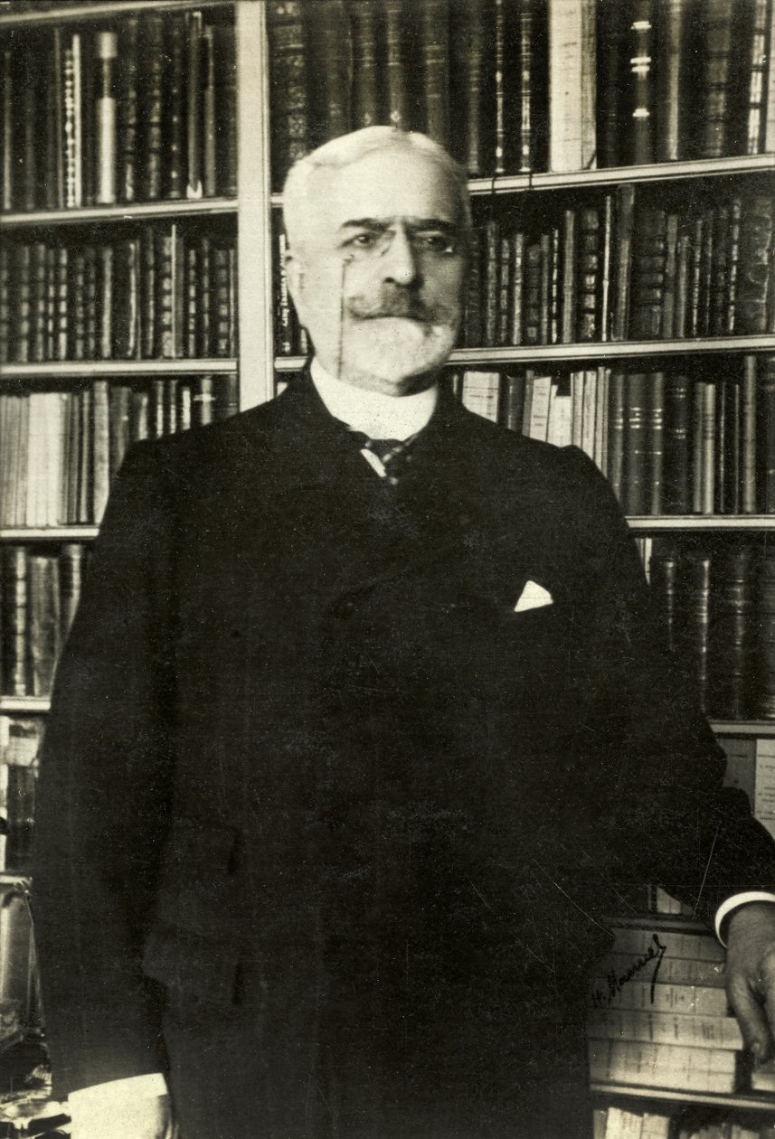Portræt af Edouard Robin (foto) af Henri Manuel