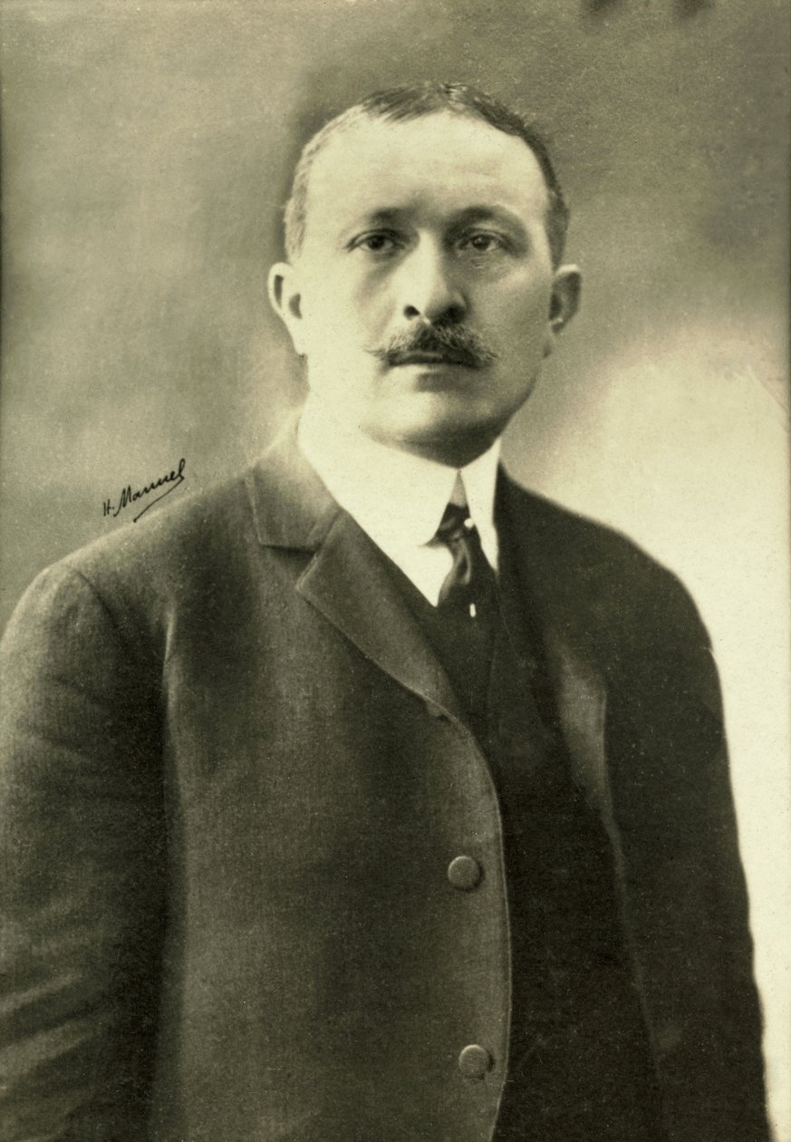 Portræt af Rene Viviani (foto) af Henri Manuel