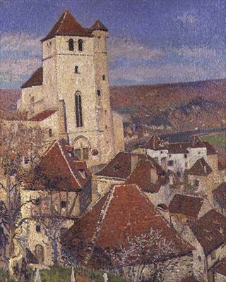 St. Cirq Lapopie, ca. 1926-36 af Henri Martin