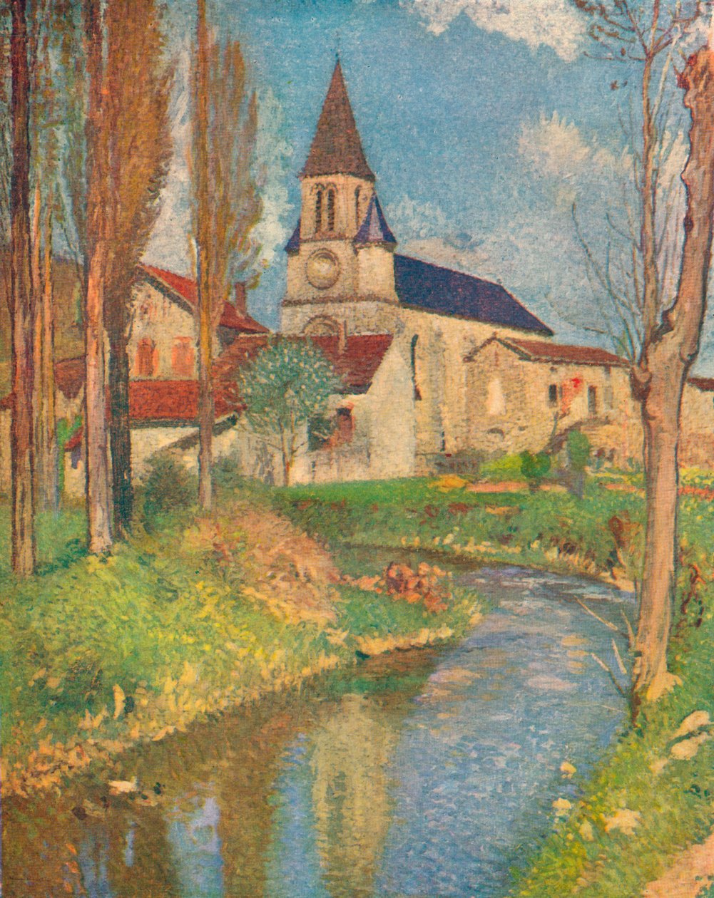 La Bastide-kirken, c1915 af Henri Martin