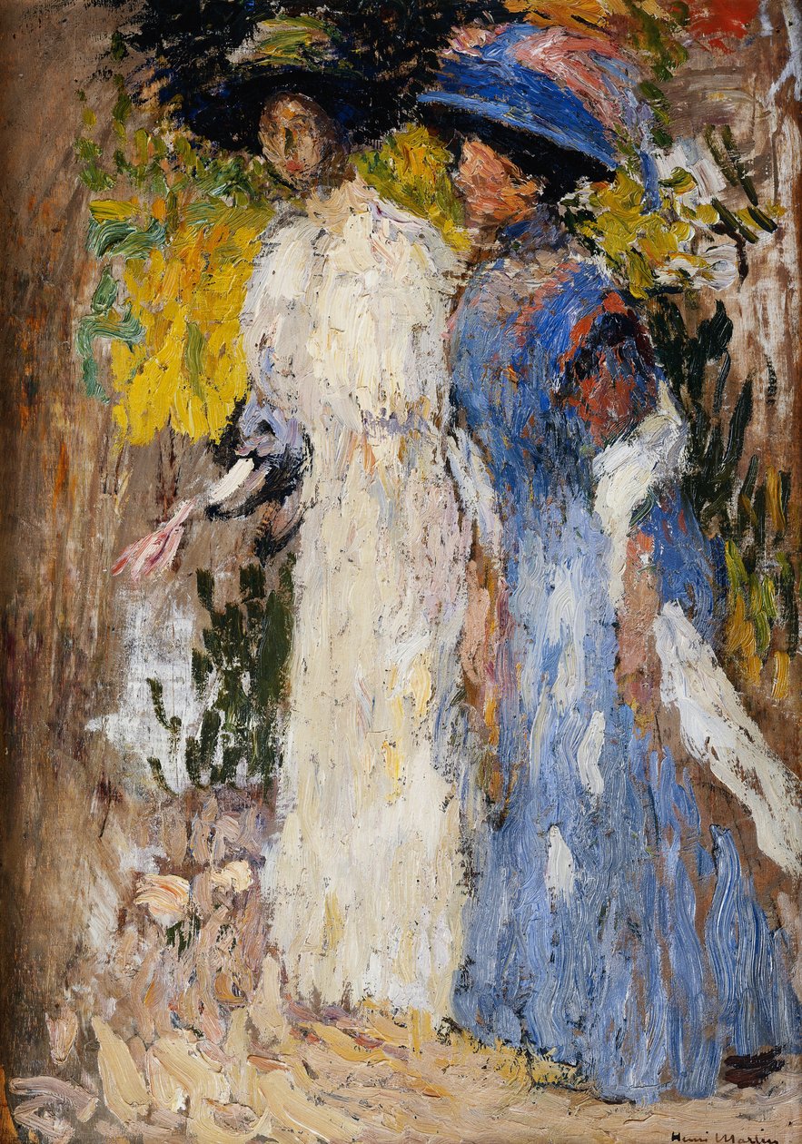 Gåturen; La Promenade, af Henri Martin