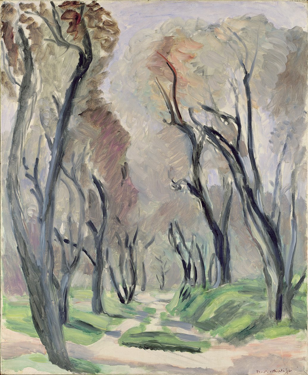 Avenue af oliventræer af Henri Matisse