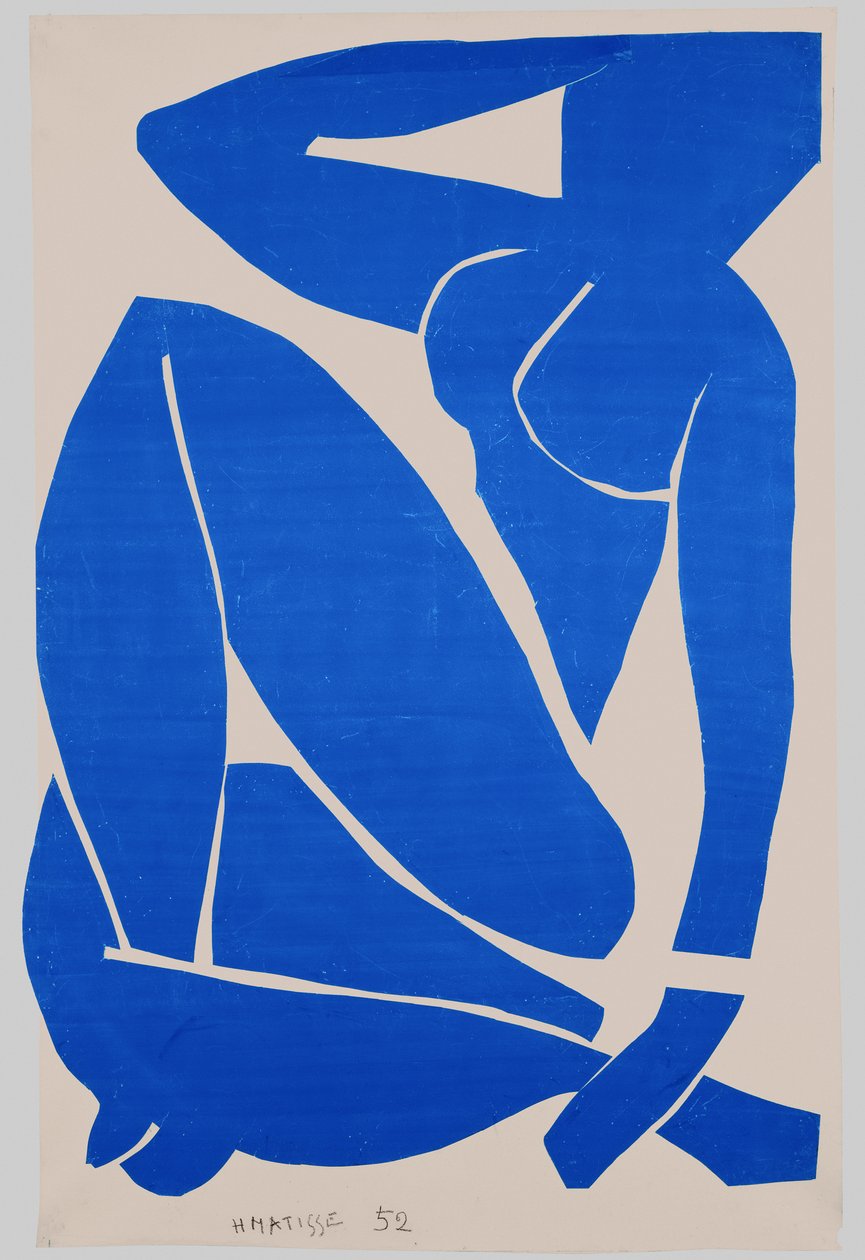 Blå nøgen III af Henri Matisse