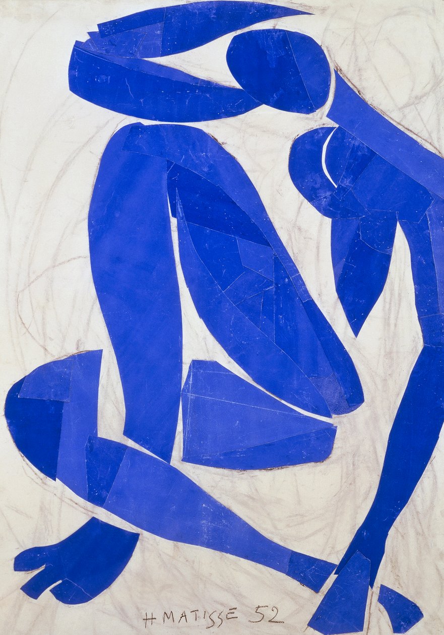 Blå nøgen IV af Henri Matisse