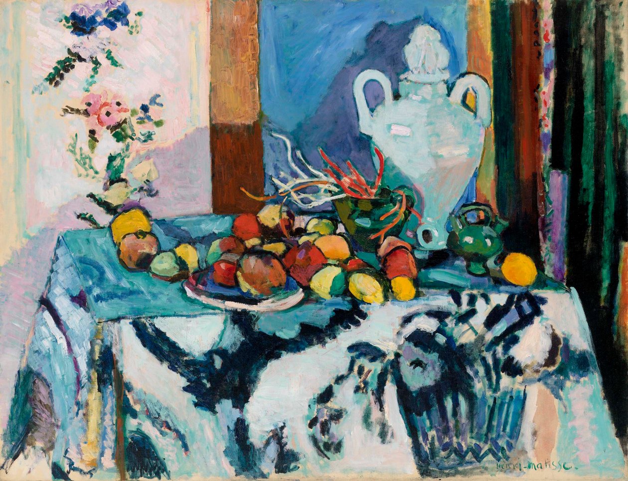 Blåt stilleben (Nature morte bleue) af Henri Matisse