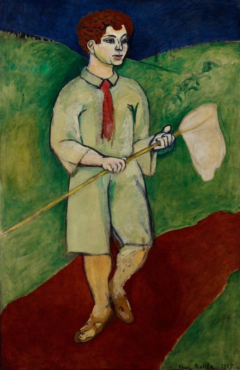 Dreng med sommerfuglenet af Henri Matisse