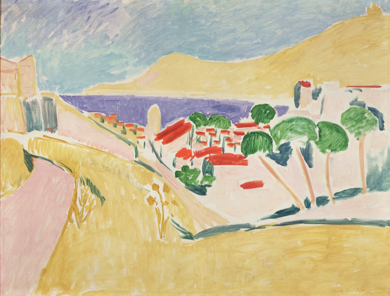 Collioure, ca. 1906-11 (olie på lærred) af Henri Matisse