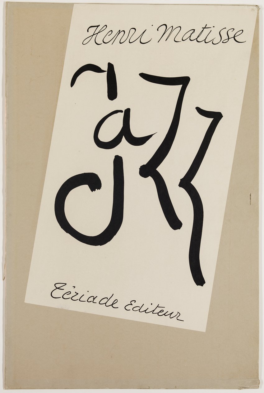 Forside til Jazz, ca. 1947 (tryk) af Henri Matisse