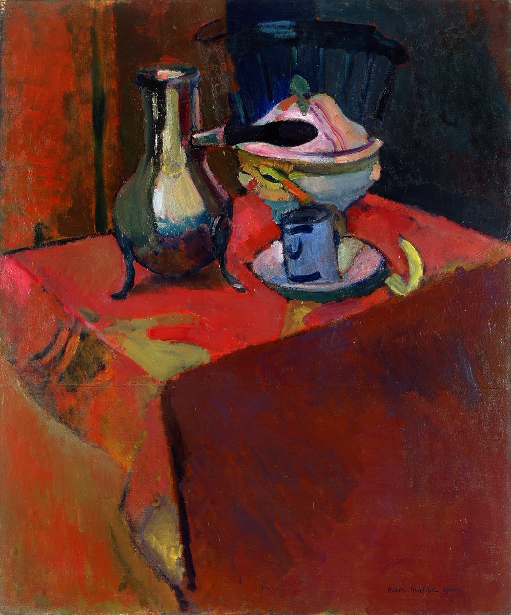 Service på et bord af Henri Matisse