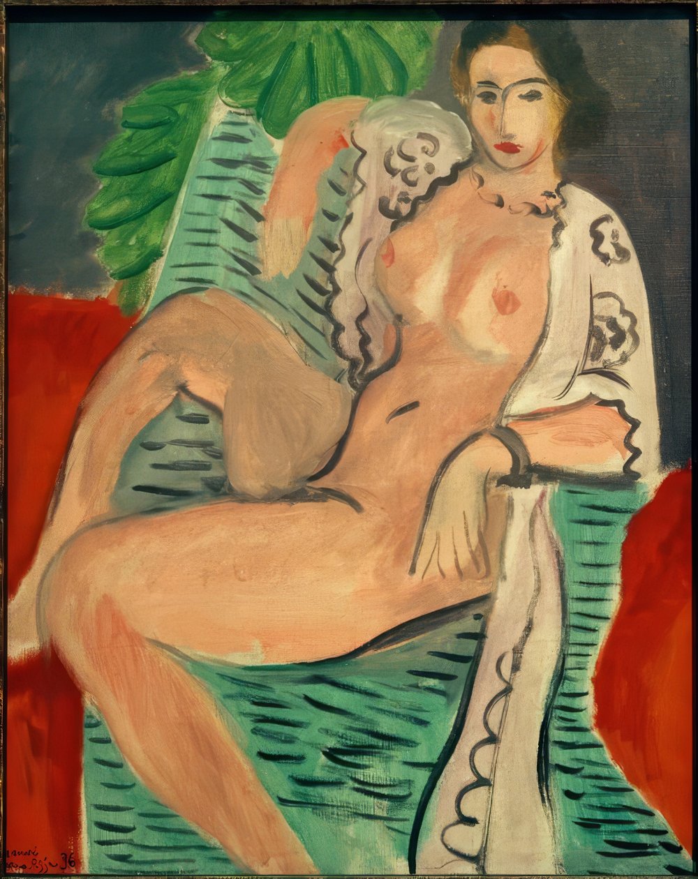 Draperet nøgen af Henri Matisse