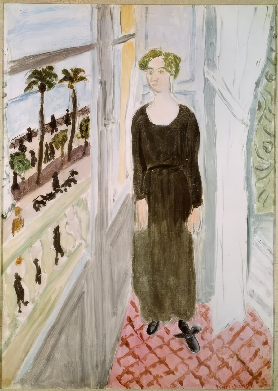 Kvinde ved vinduet, Nice af Henri Matisse