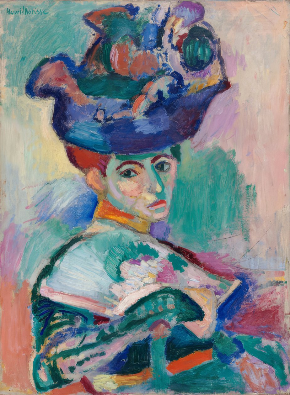 Kvinde med hat af Henri Matisse