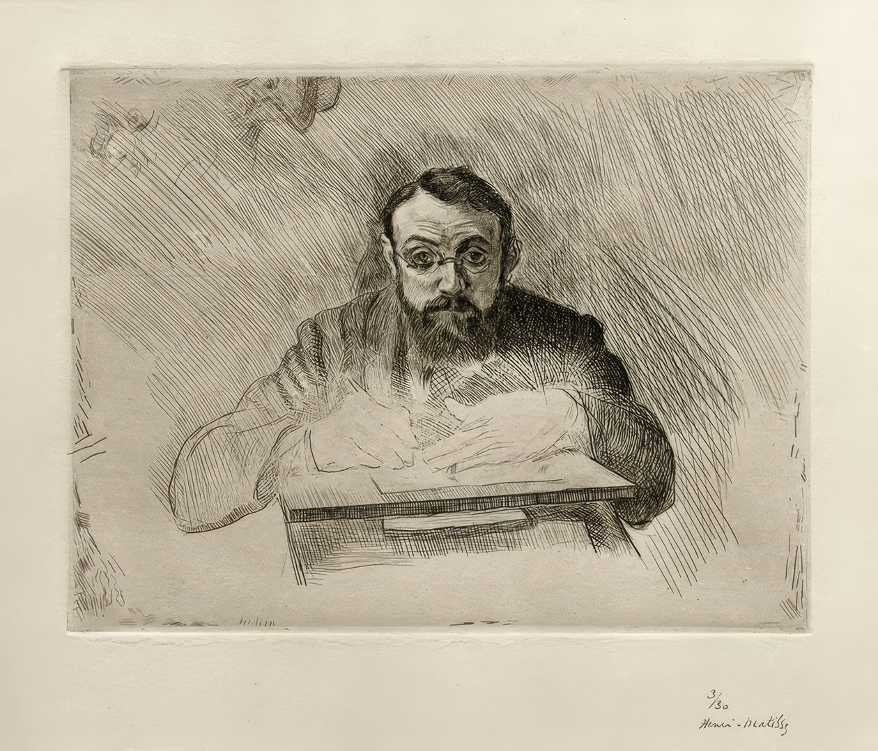 Henri Matisse-gravering af Henri Matisse