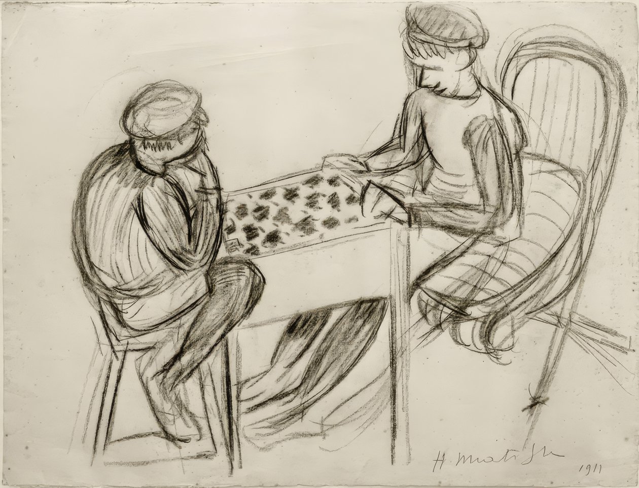 Damespillere af Henri Matisse