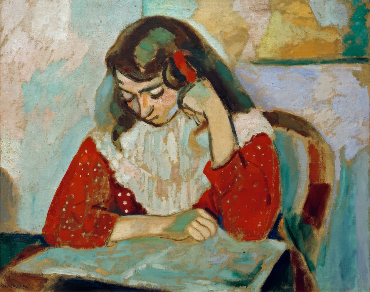 Marguerite læser af Henri Matisse