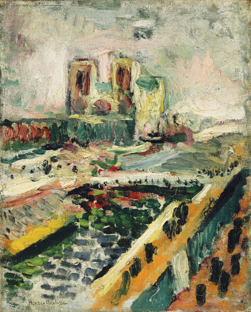 Notre-Dame, ca. 1900 (olie på lærred) af Henri Matisse