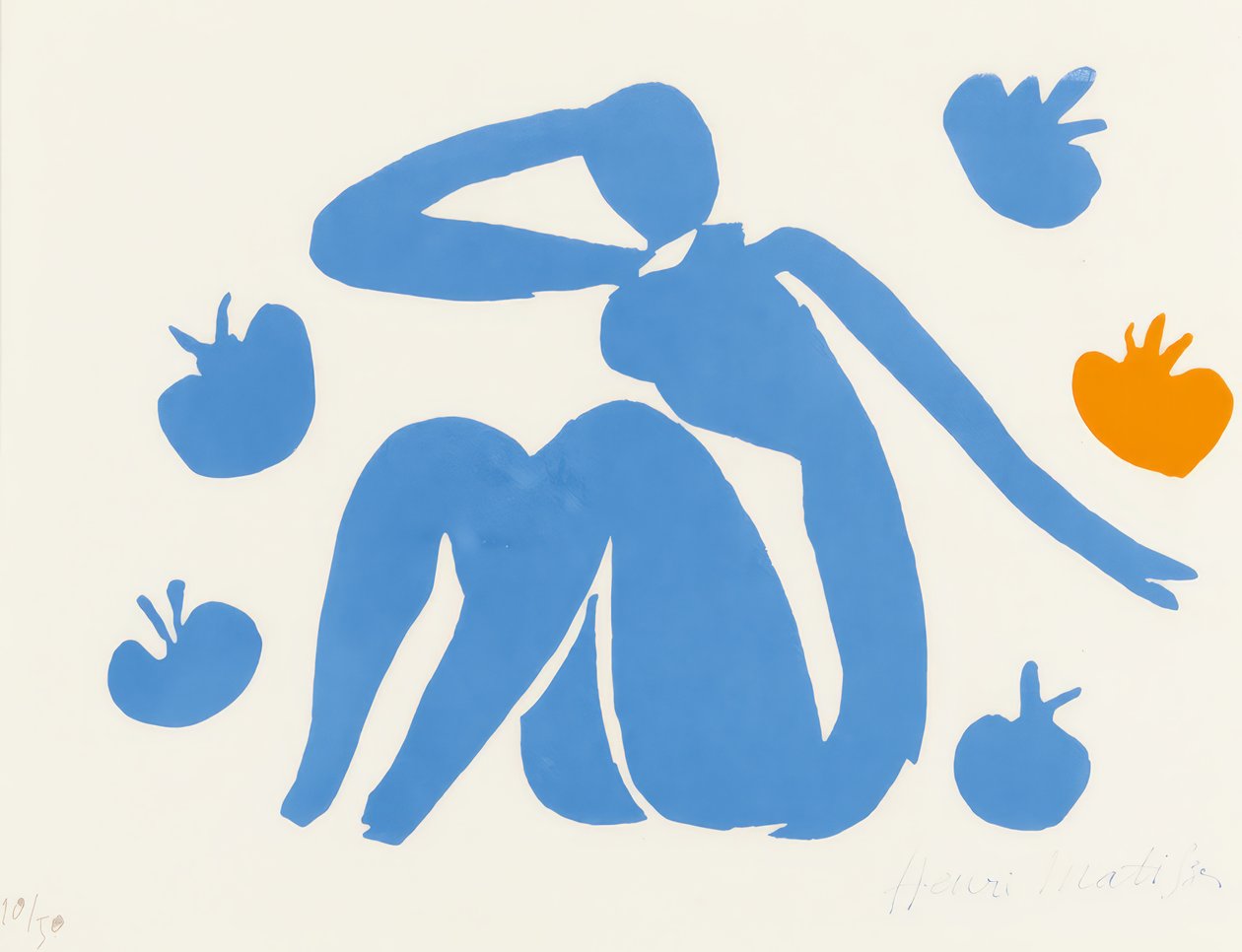 Nøgen med appelsiner af Henri Matisse