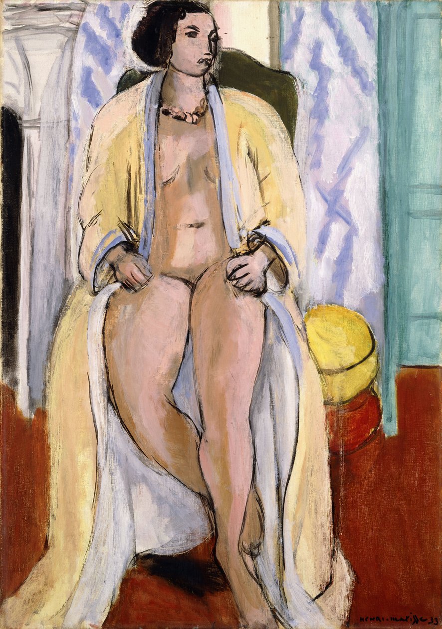 Nøgen i badekåbe af Henri Matisse