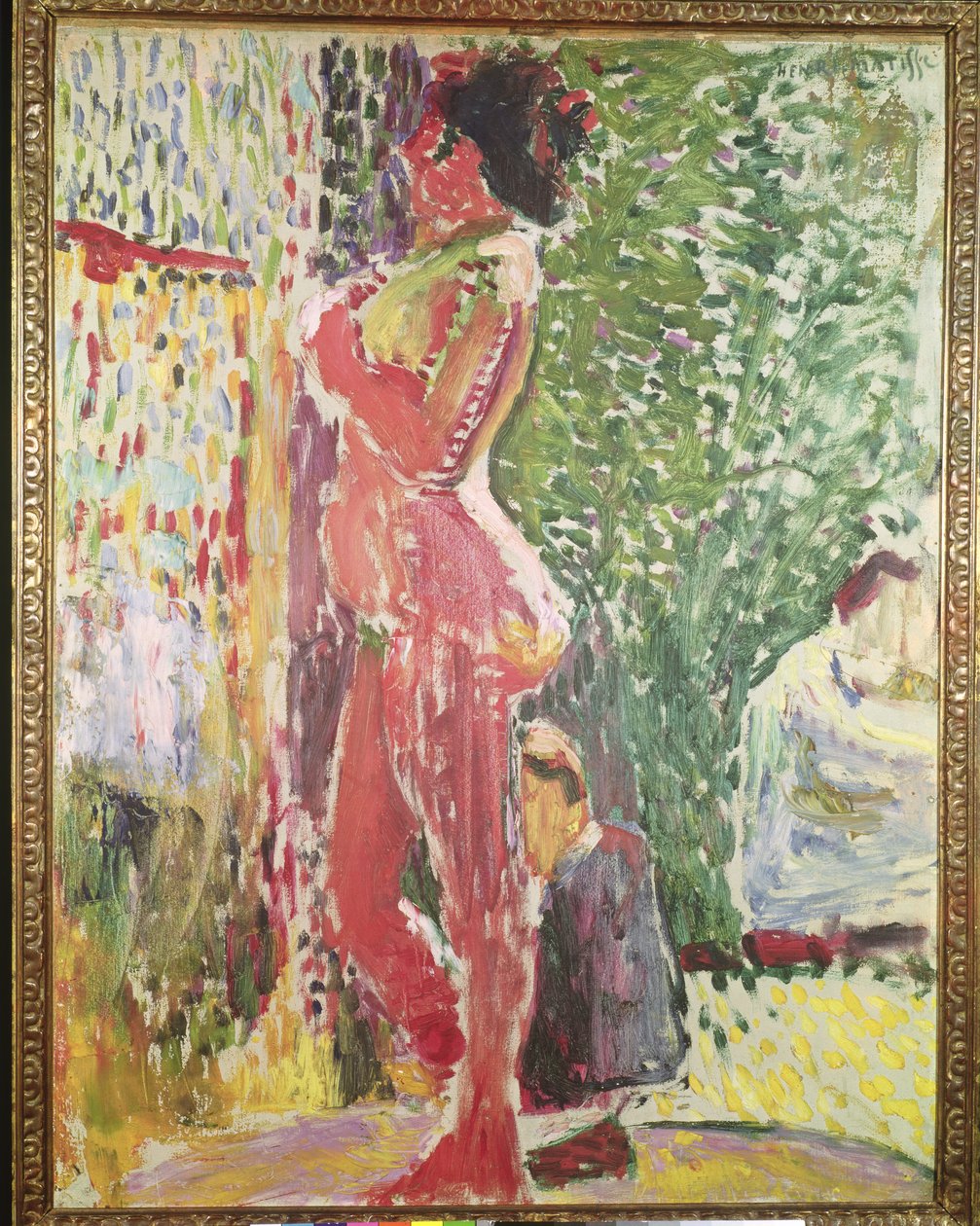 Nøgen i studiet af Henri Matisse