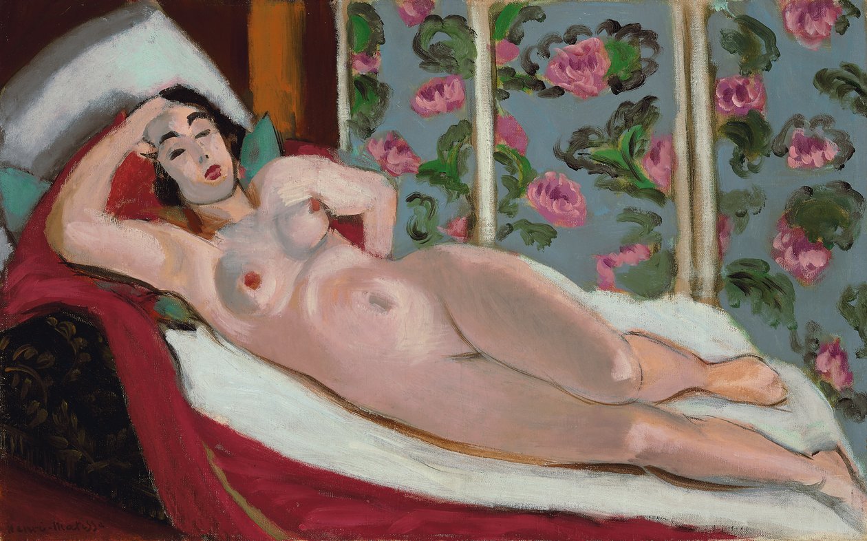 Nøgen på en chaiselongue af Henri Matisse