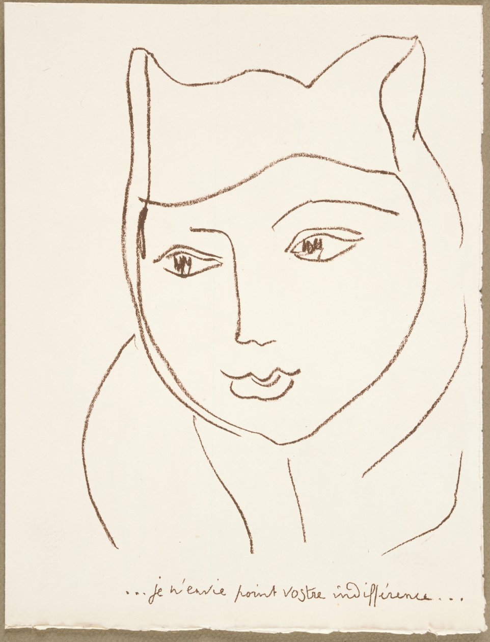 Side fra portugisiske breve af Henri Matisse