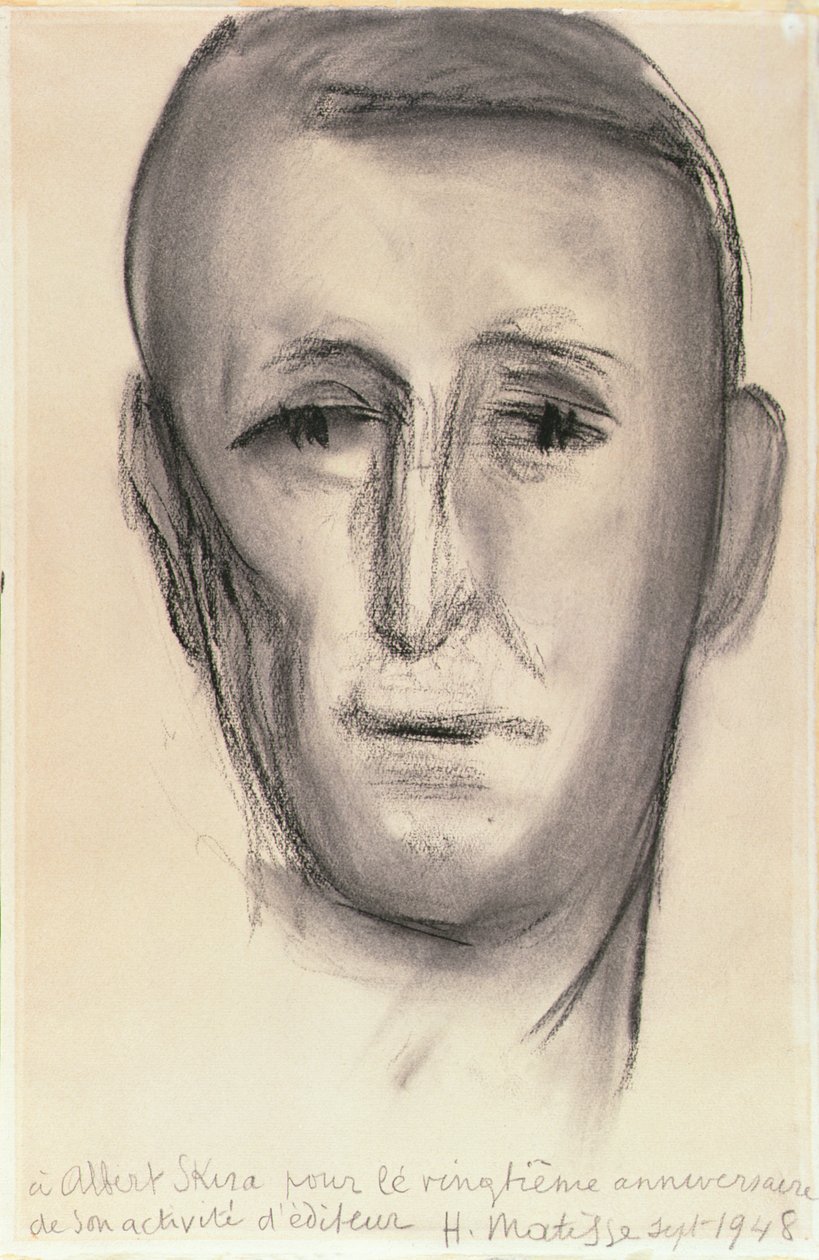 Portræt af Albert Skira af Henri Matisse