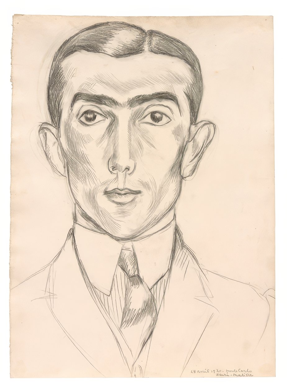 Portræt af Léonide Massine af Henri Matisse